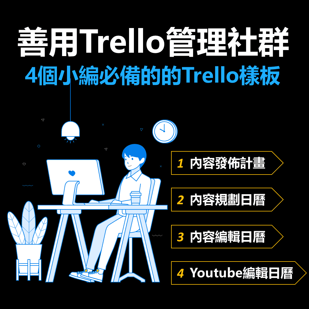 Trello好用嗎?15個適合行銷/小編工作的Trello樣板與外掛！